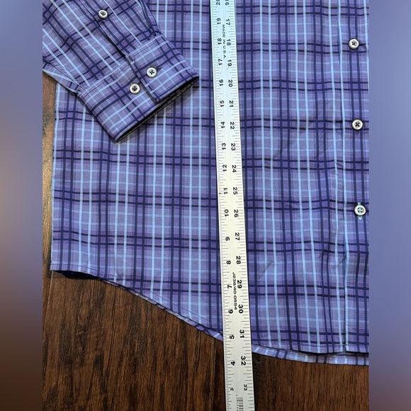NWT Tommy Bahama "The Newport Coast" Sands Check in Purple Plaid Shirt XXL - Picture 8 of 8